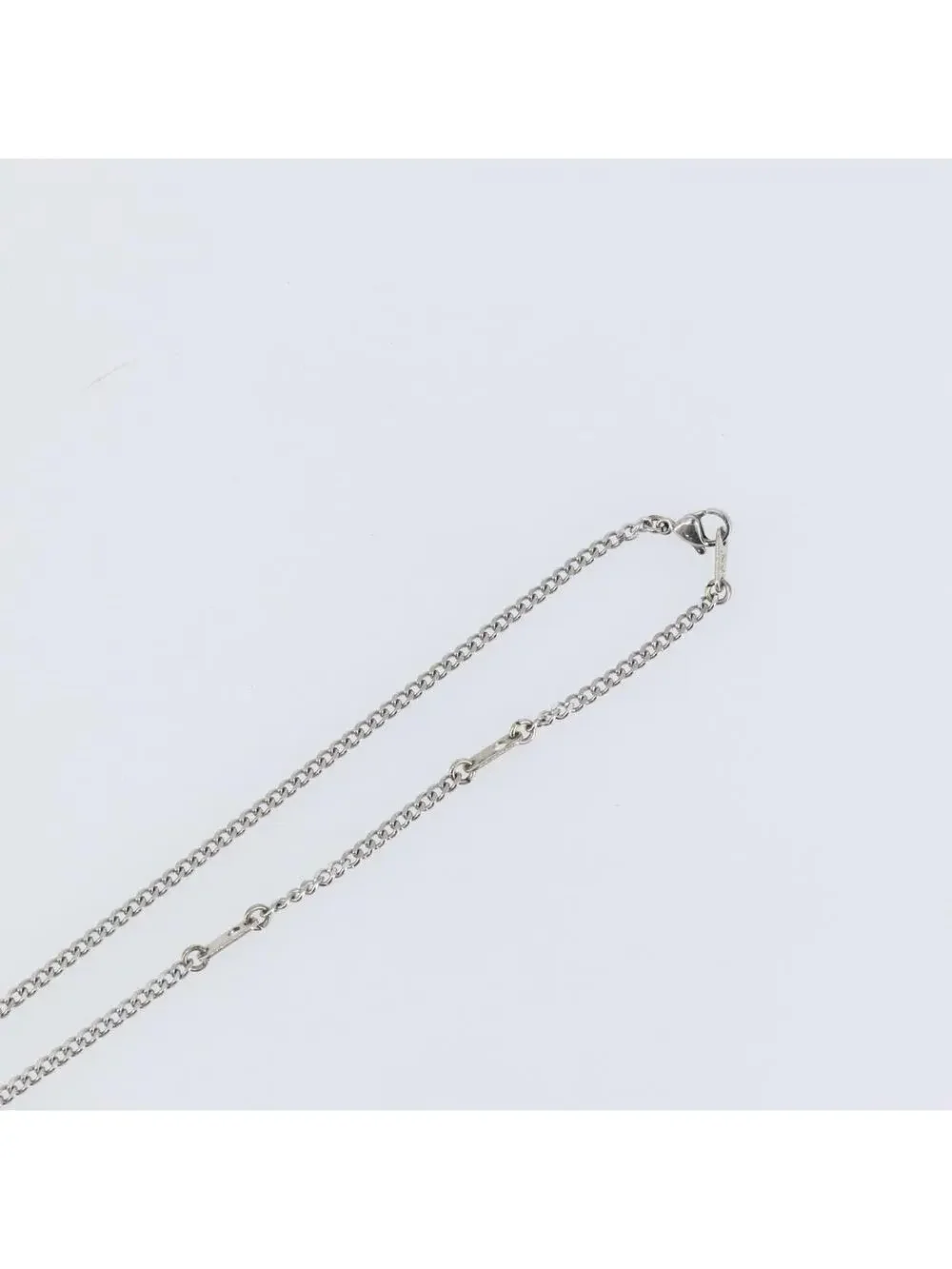 Louis Vuitton Row Necklace Metal Silver #344444L74B
